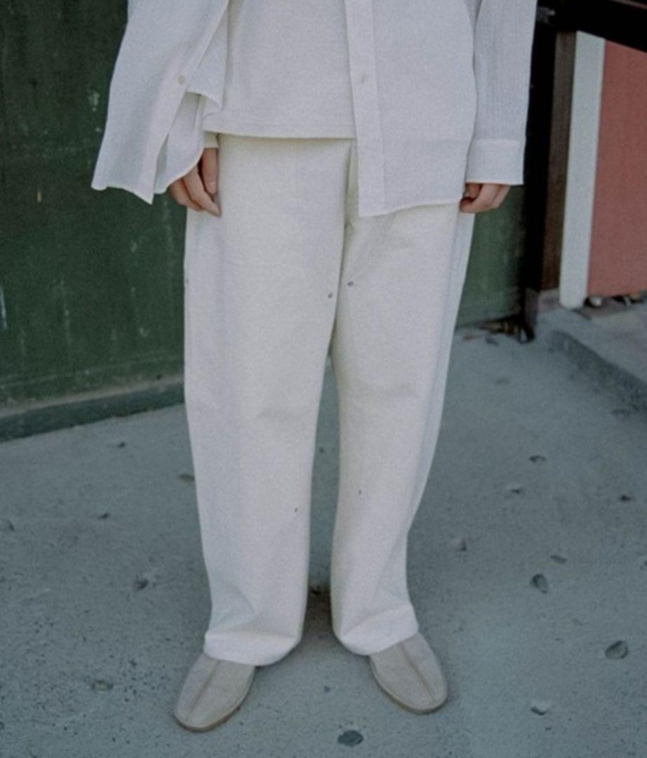 試着のみ LIDNM DOUBLE KNEE NEP TROUSERS M