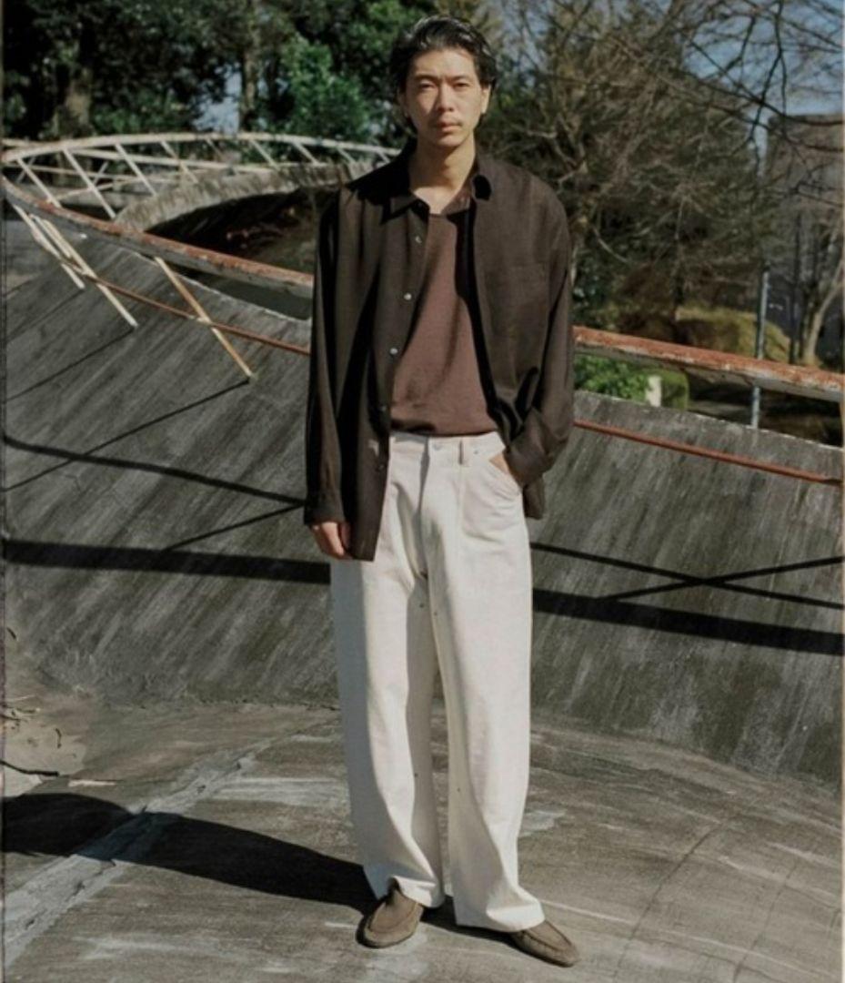 試着のみ LIDNM DOUBLE KNEE NEP TROUSERS M