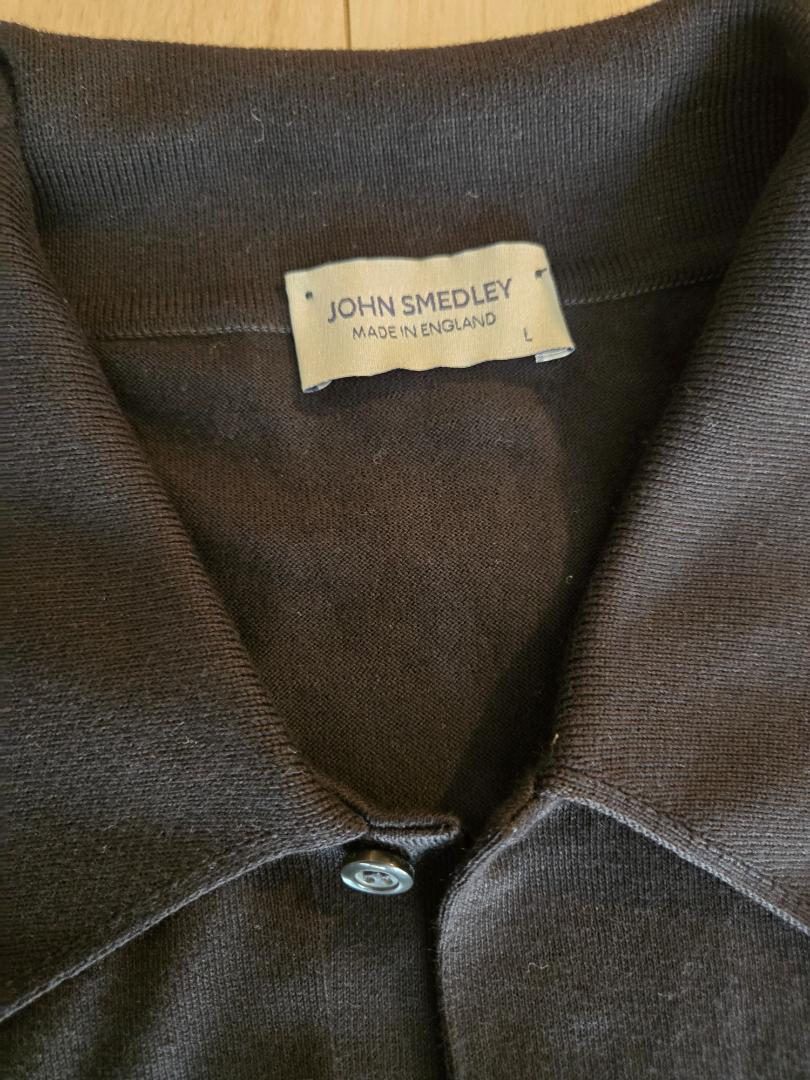 JOHN SMEDLEY ブラック ポロシャツ　サイズL