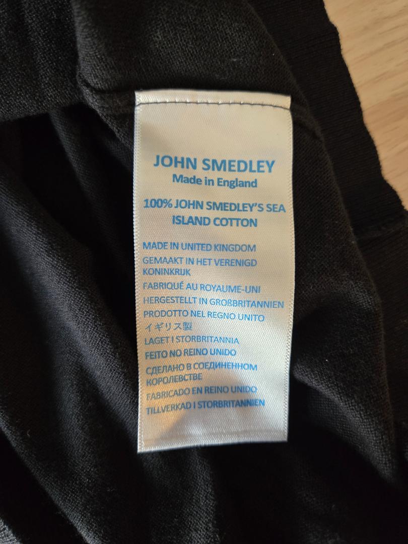JOHN SMEDLEY ブラック ポロシャツ　サイズL