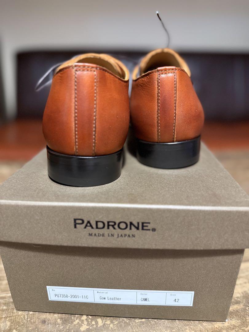 パドローネ PADRONE ダービープレーントゥ 42 27cm〜27,5cm