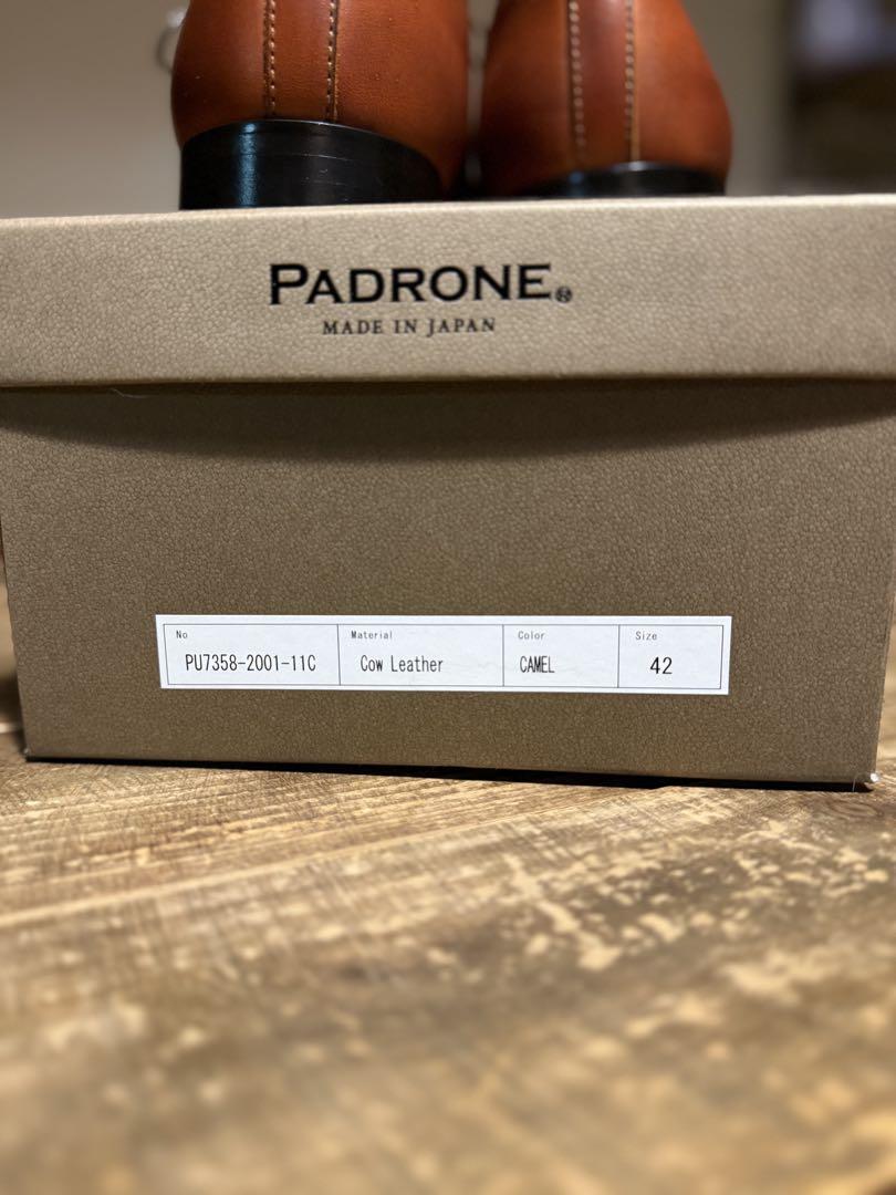 パドローネ PADRONE ダービープレーントゥ 42 27cm〜27,5cm