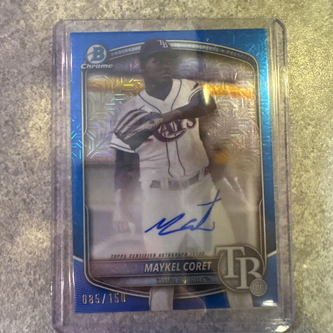 Bowman chrome 2025 Maykel Coret Mojo サイン目立った傷や汚れなし UP786_INFO