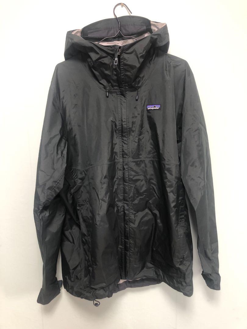 Patagonia レイン　セットアップ　保存袋付き　濃いグリーン＋濃いグレー