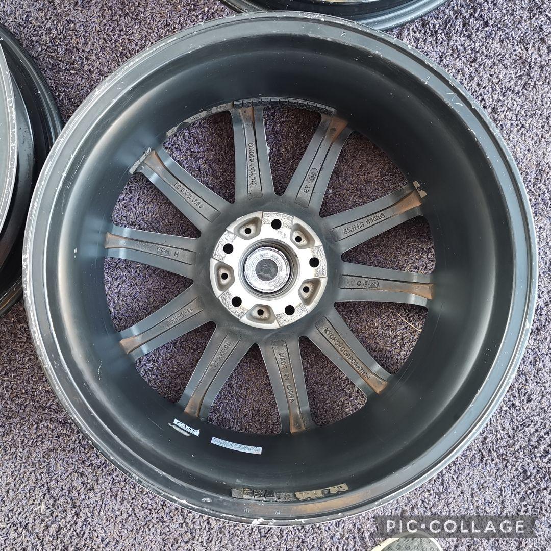 ② 共豊 シュタイナー 19インチ ホイール 共豊 KYOHO シュタイナー FTX シルバー 1本 19×9.0J+40 5H 114.3