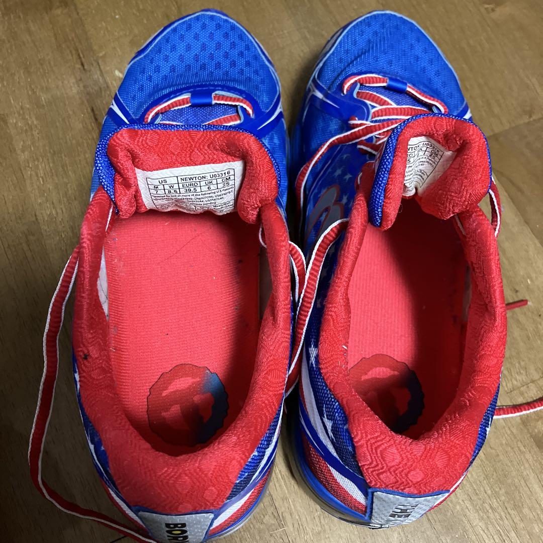 美品★希少★newton ニュートン ランニングシューズ USA FATE 25