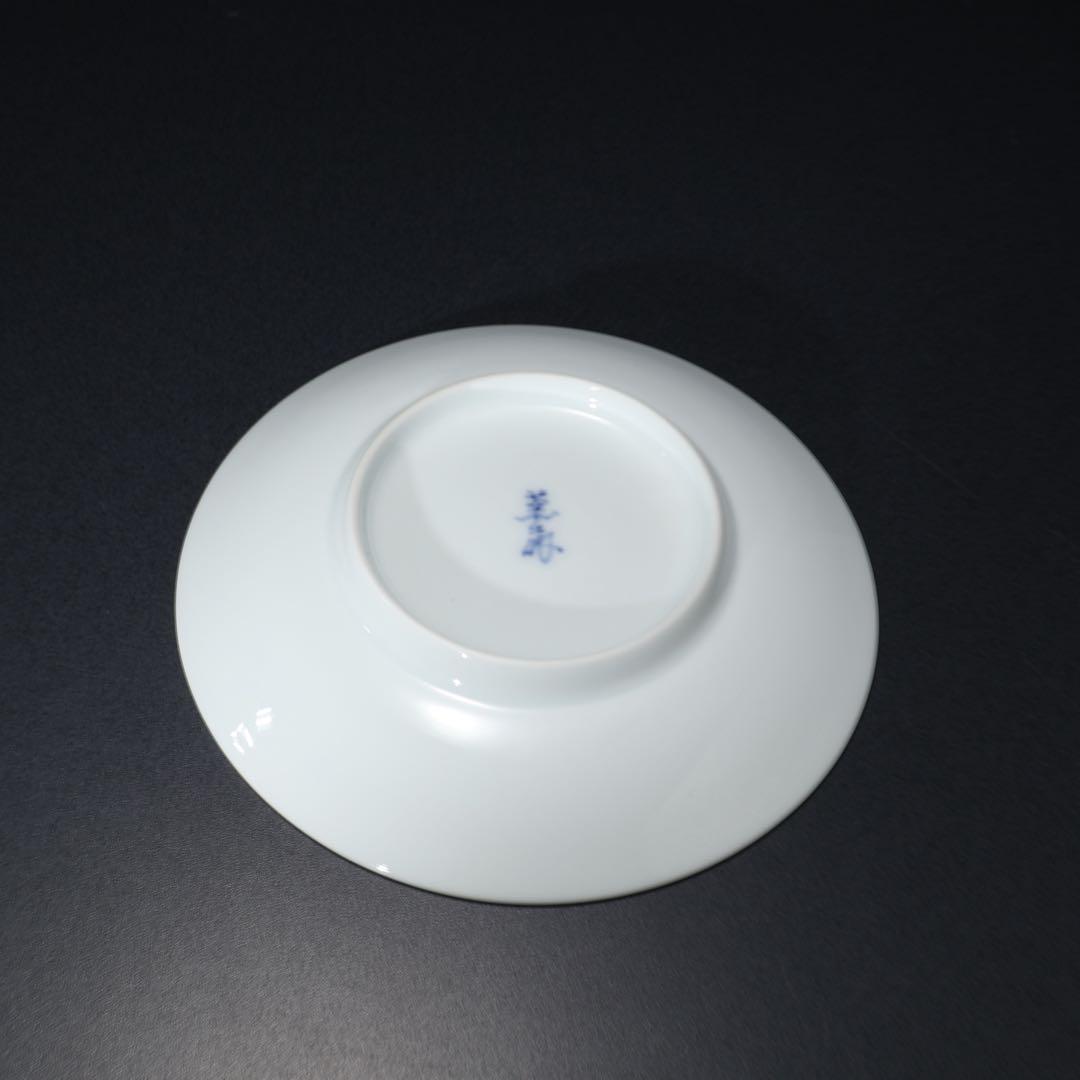 人間国宝　井上萬二　白磁紅茶碗５客　共箱　白無地　R1462
