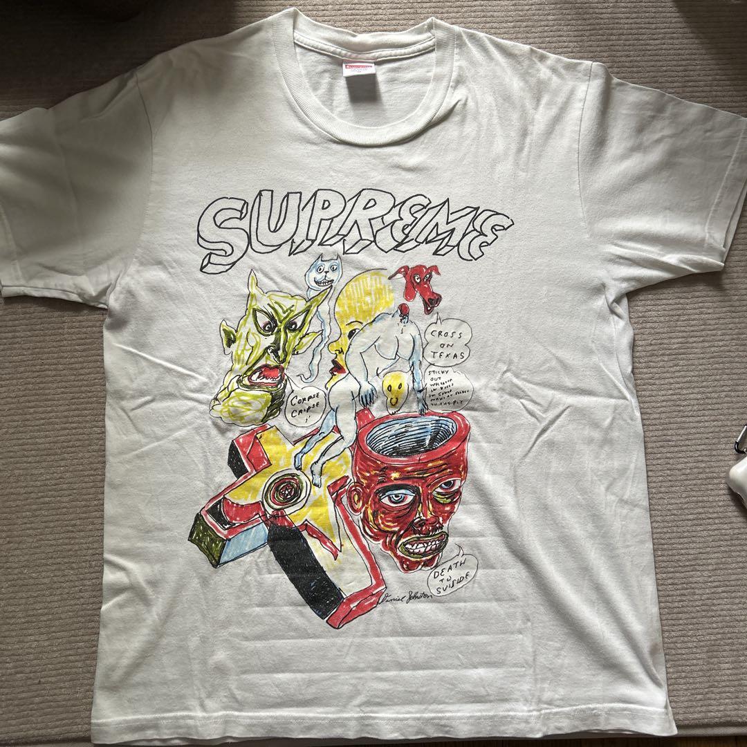 SupremeダニエルジョンストンコラボTシャツ