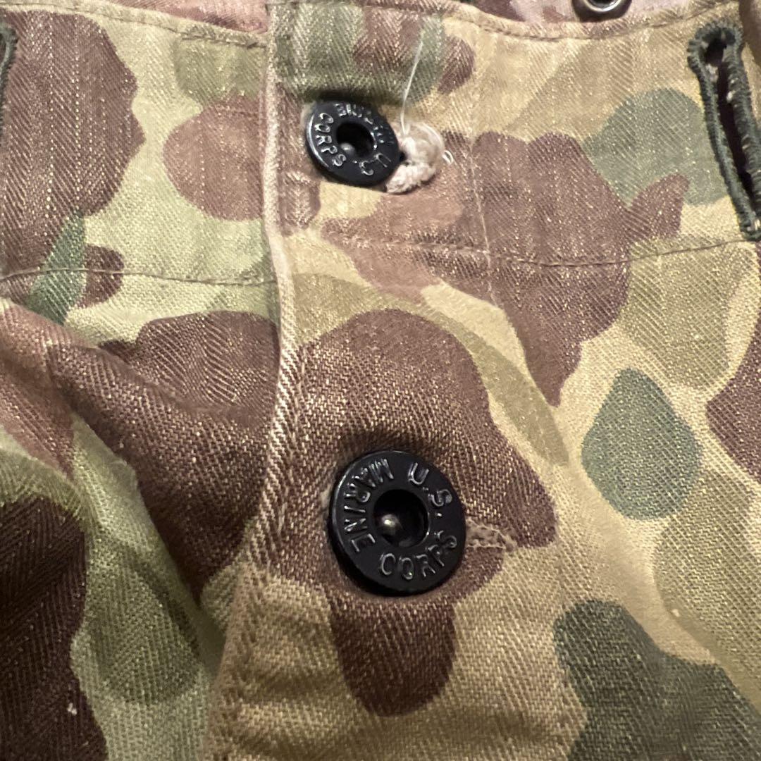 40s USMC p44 ダックハンターカモ フロッグスキンカモ　HBT