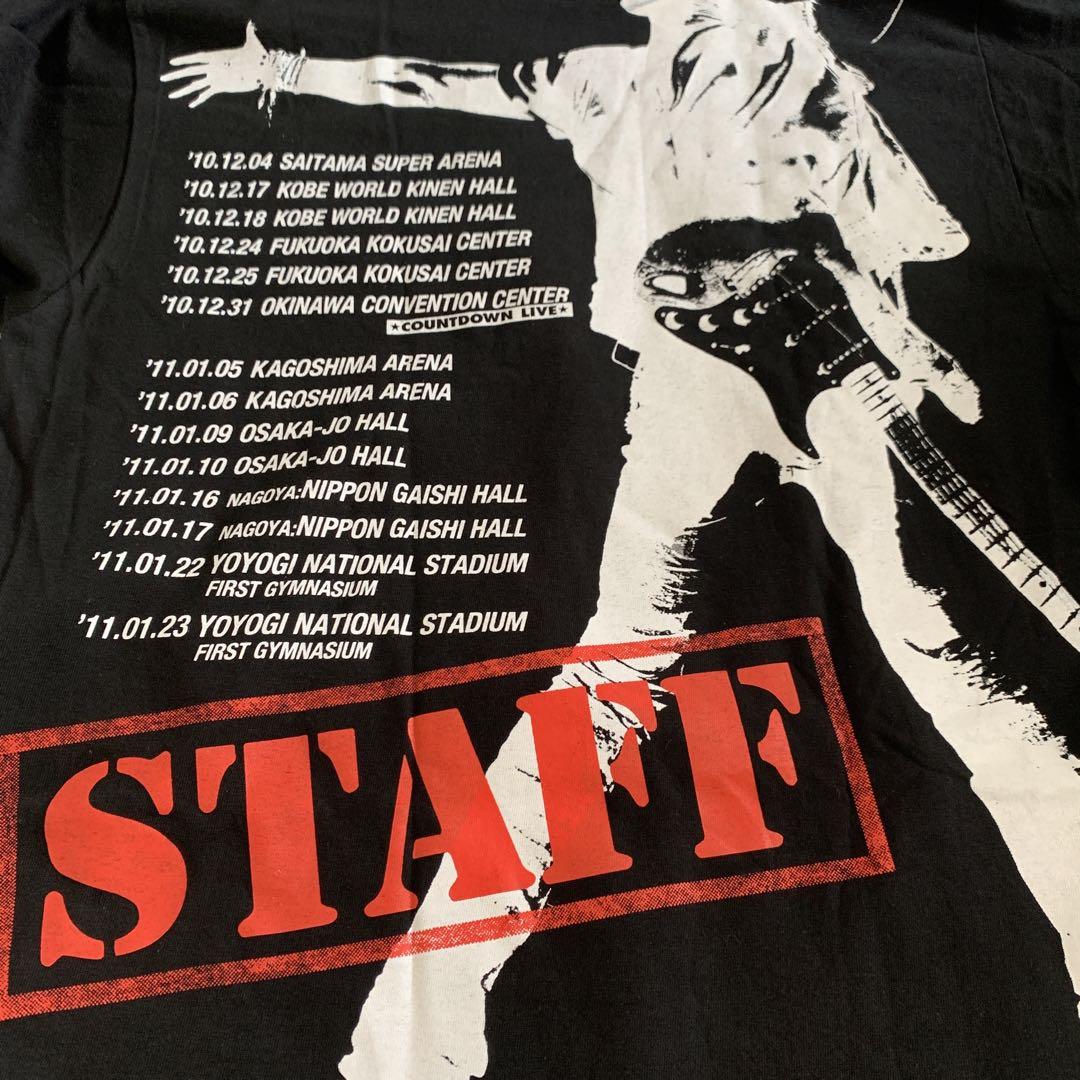 長渕剛 2010 TRY AGAIN tour Tシャツ STAFF XL
