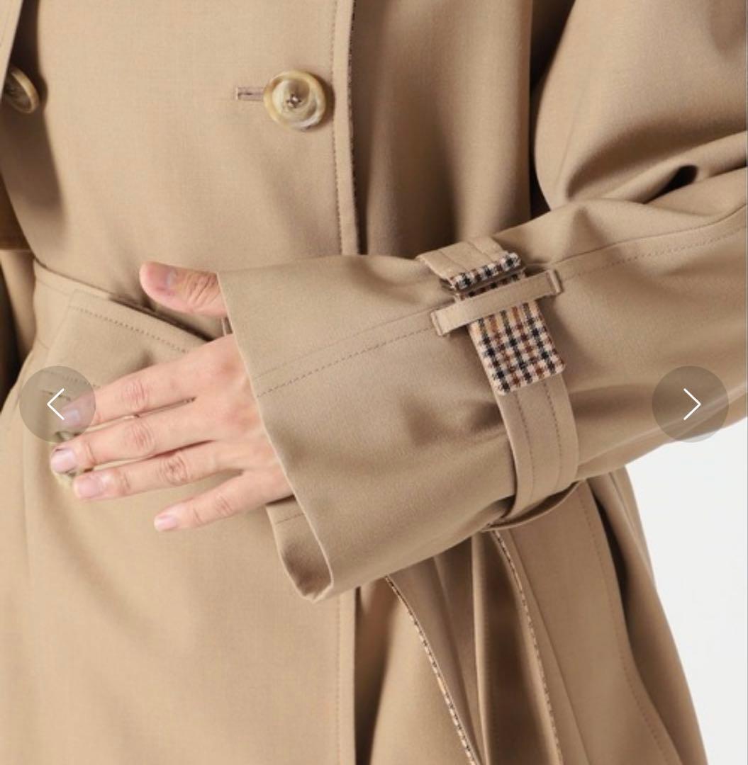 ◎新品未使用 タグ付◎Noble ノーブル◎ニュアンスオーバートレンチコート ◎新品未使用 タグ付◎Noble ノーブル◎ニュアンスオーバートレンチコート