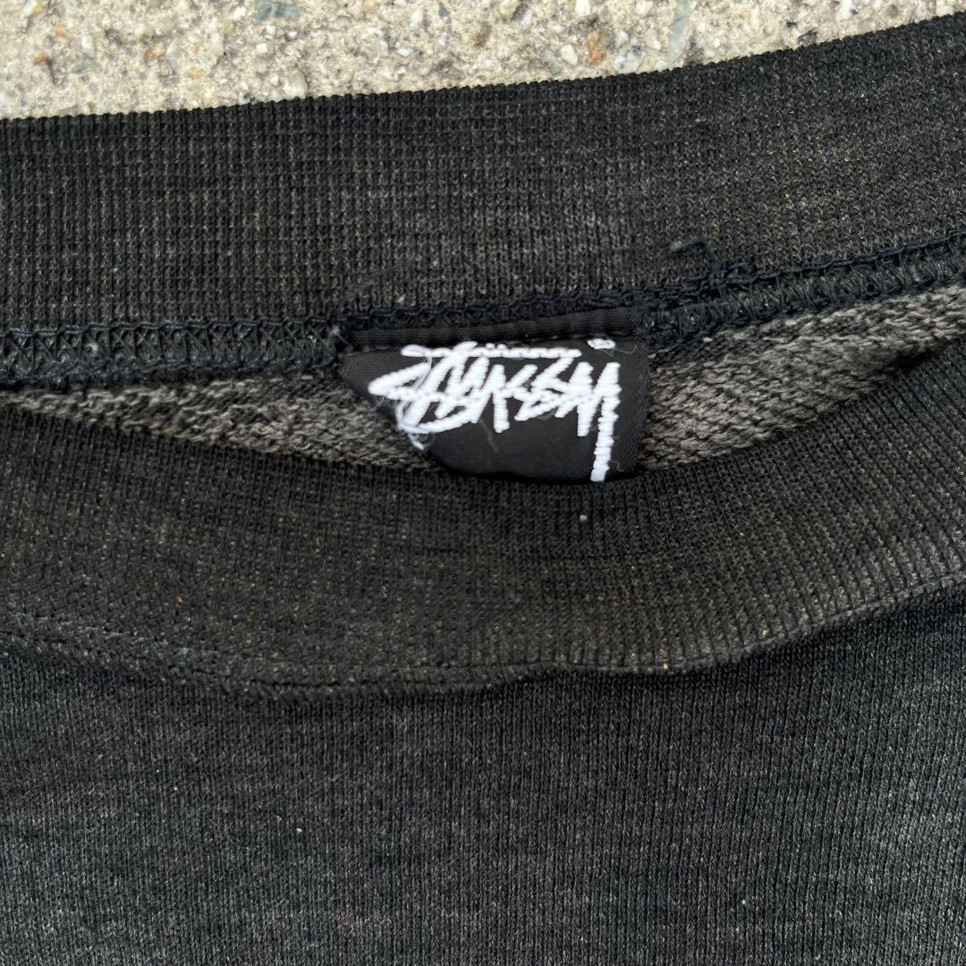 トップス 80s old stussy sweat USA stock logo