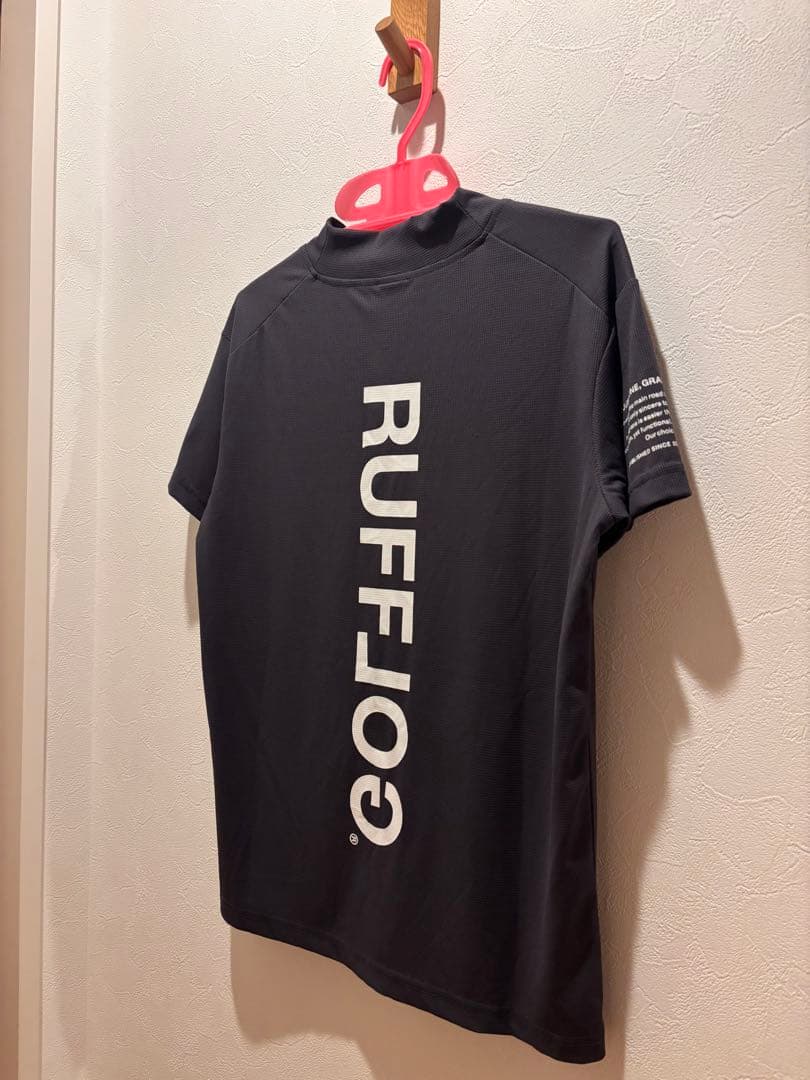 ラフロッグ　モックネックシャツ　S