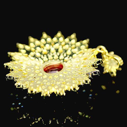 ネット限定 新品 鑑別書付 ブラッドルビー 黄金の花 2 5ct天然ルビーペンダント ネックレス ネット限定 新品 鑑別書付 ブラッドルビー 黄金の花 2 5ct天然ルビーペンダント ネックレス