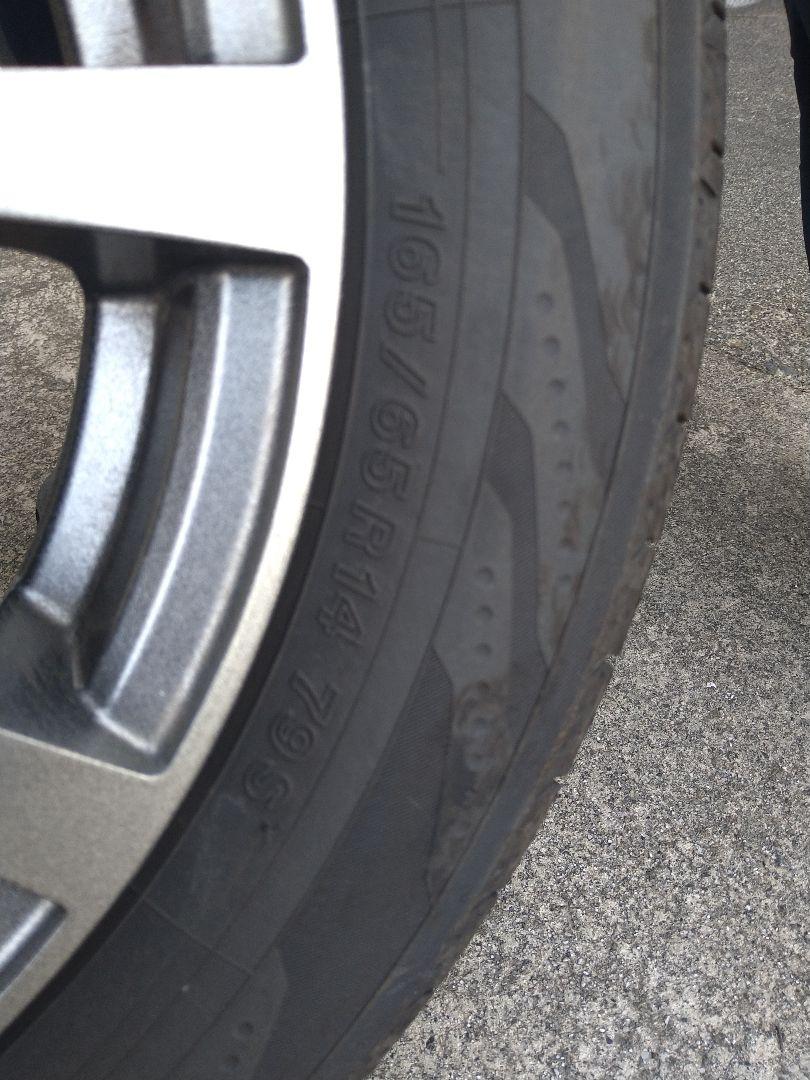 【noranora】１６５／６５Ｒ１４　タイヤ・ホイールセット