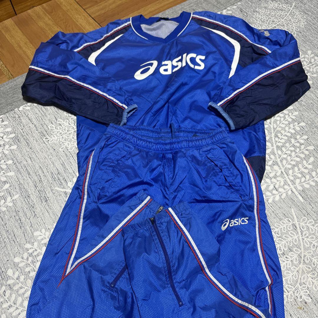 【初売り】 asics ピステ上下 メルカリ - 150cm Jr 青 上下セット