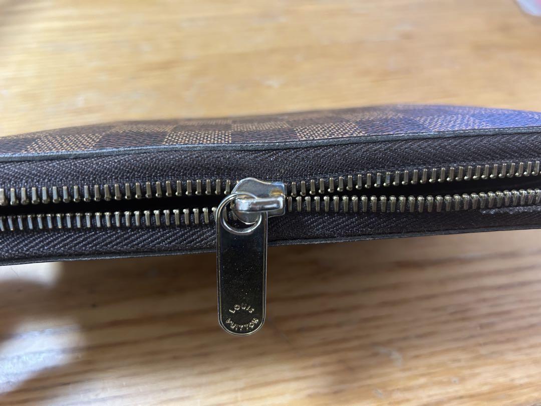 ヴィトン ダミエ 長財布 訳ありファスナー破損 - メルカリ
