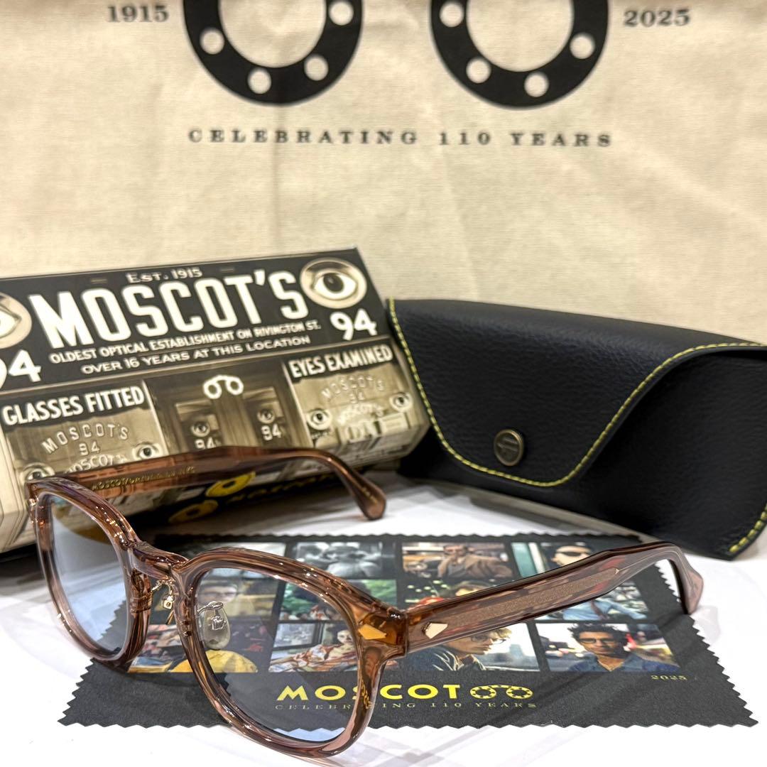 【極美品】直営店限定 モスコット レムトッシュ 49 ローズ 18 JPNLTD 【極美品】直営店限定 モスコット レムトッシュ 49 ローズ 18 JPNLTD