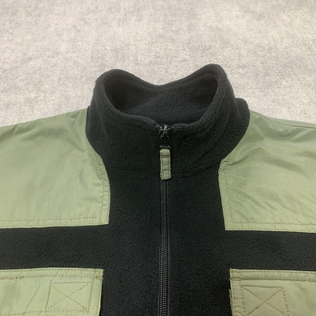 いです stussy ヴィンテージ 90s Mサイズ ys8HU-m14231821170 フリース ジャケット アームロゴ こちらの