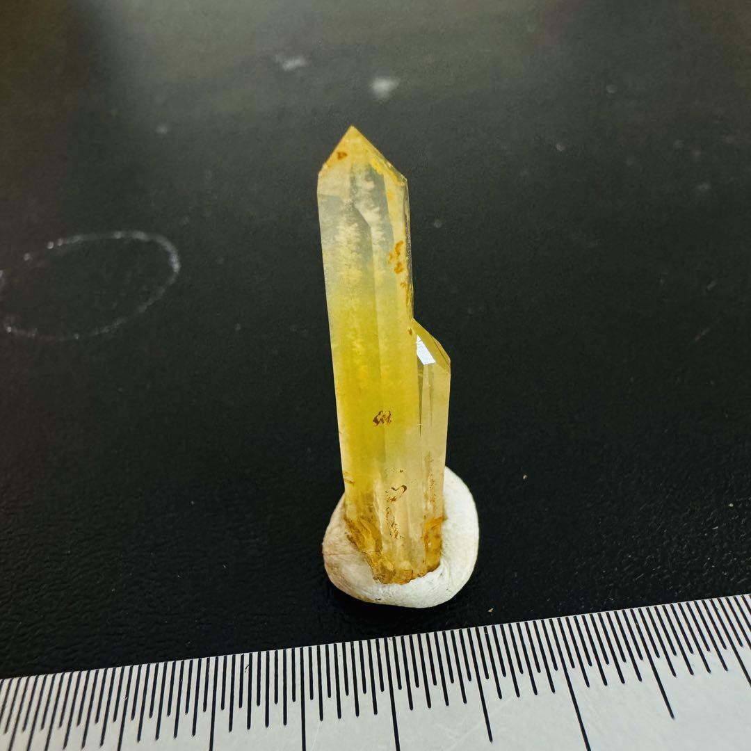 レモン水晶 国産鉱物 奈良 希少