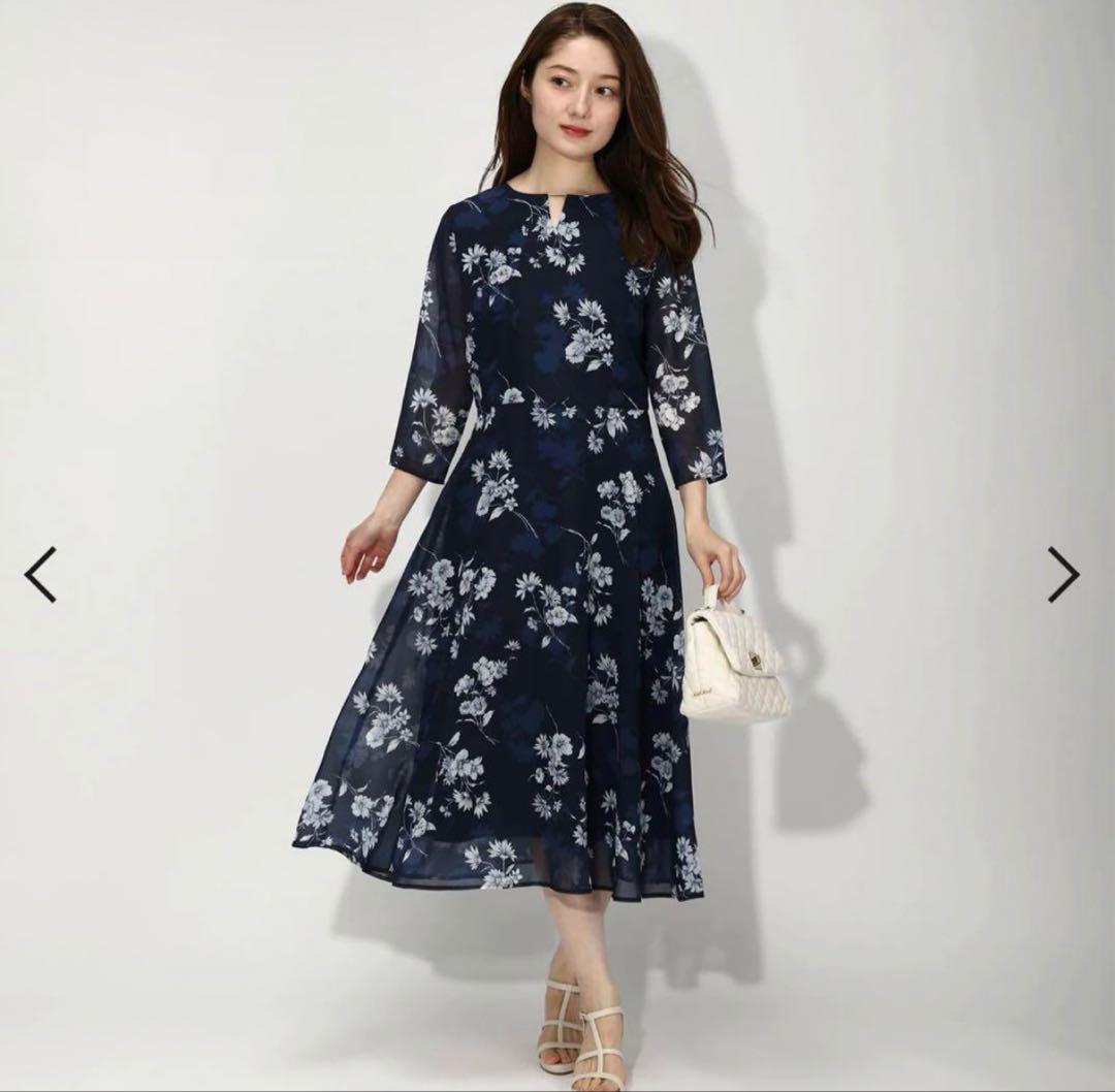 MISCH MASCH ミッシュマッシュ　花柄バー付ワンピース 5,394円