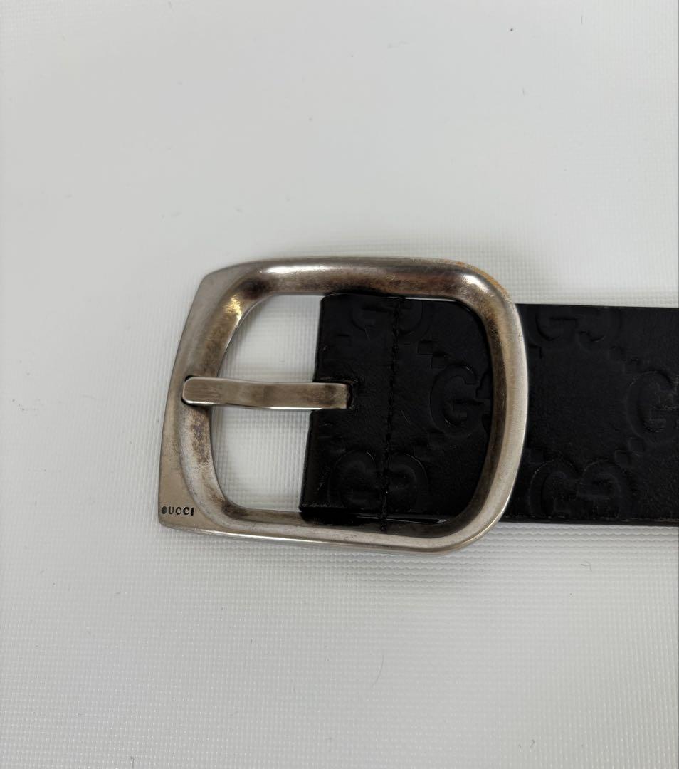 ⭐︎GUCCI⭐︎GG シマ レザー ベルト ブラック