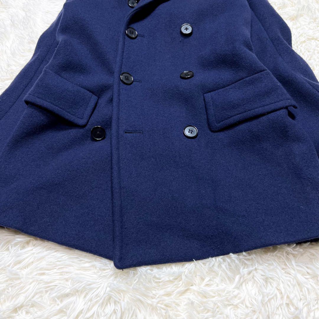 極美品✨Drawer ウール シルク100 レディース ピーコートM 着心地抜群