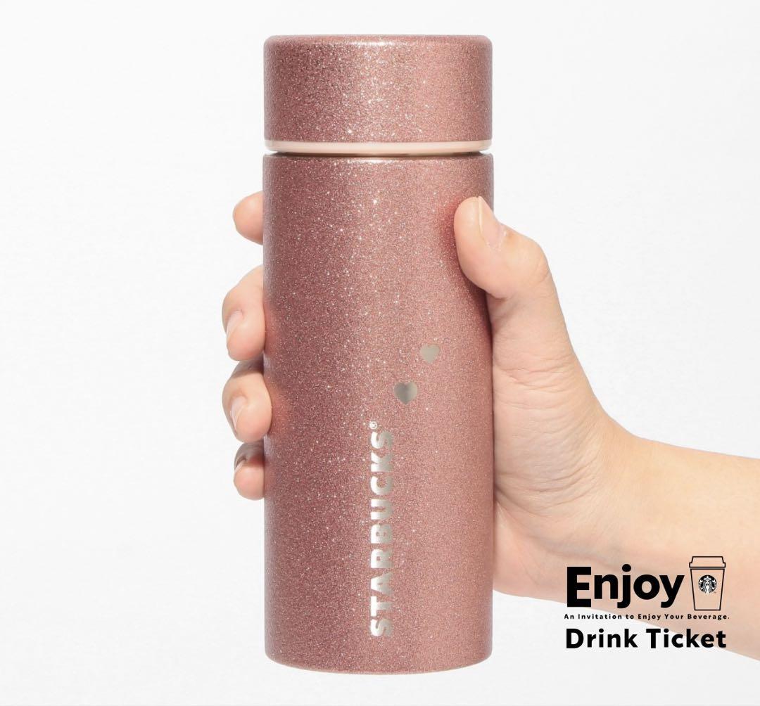 完売品　バレンタイン2025ステンレスボトルグリッター355ml スターバックス バレンタイン2025 ステンレスボトルグリッター