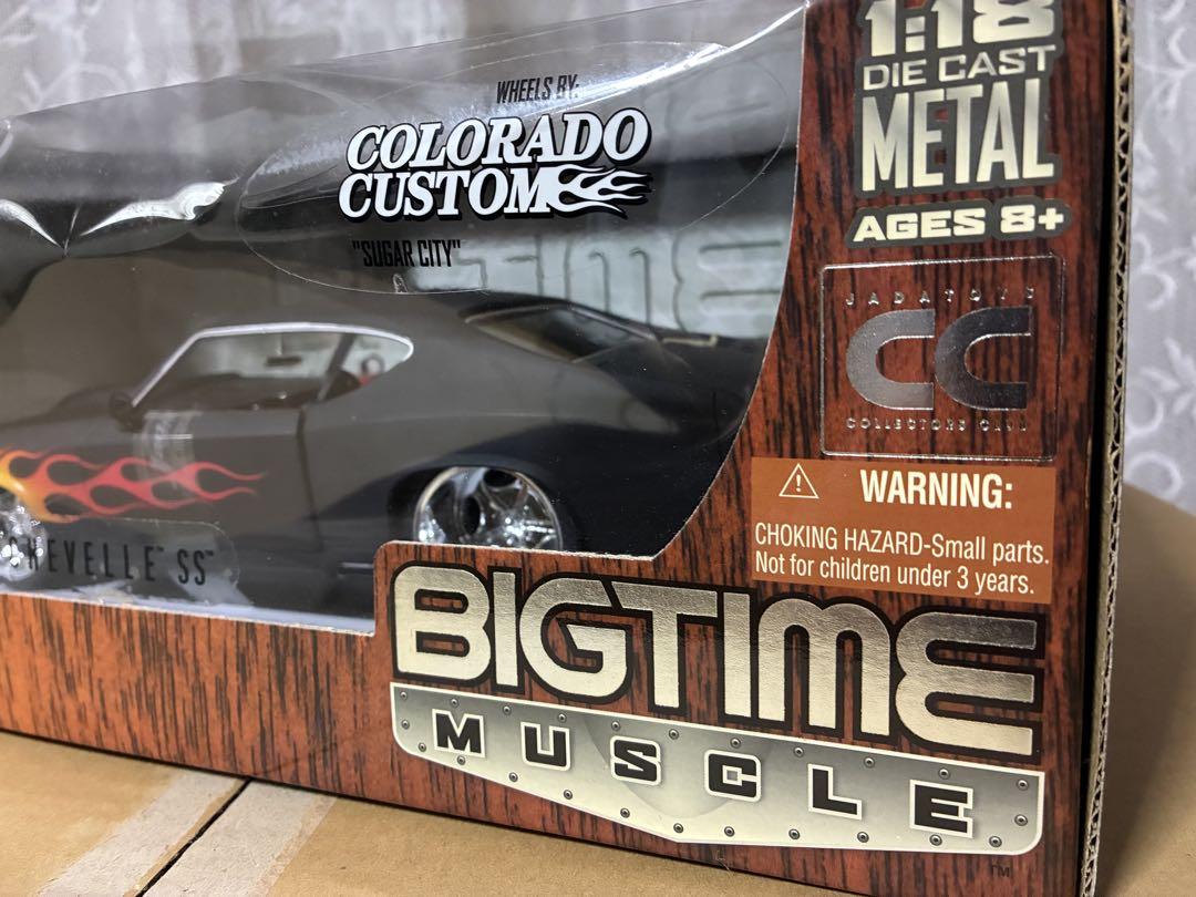 ミニカー 1969 CHEVROLTE CHEVELLE SS 1/18 BIGTIME