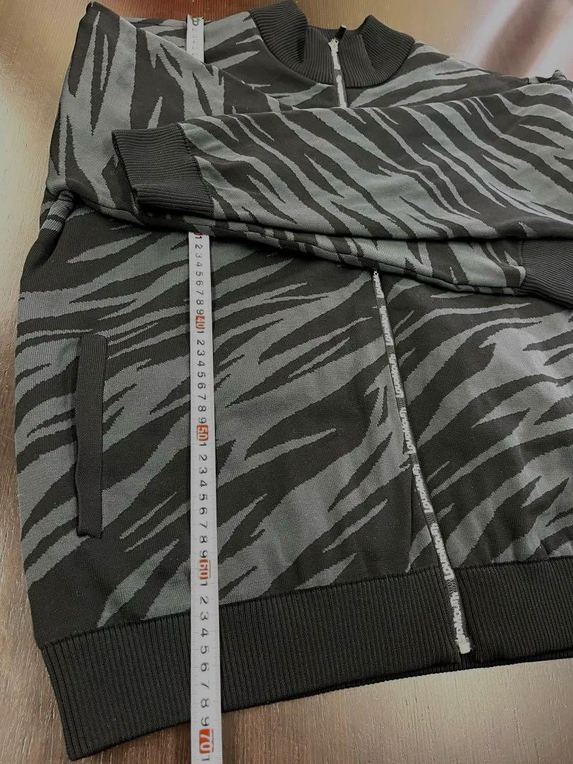 着用1回のみ】Loudmouth ゼブラ柄 ニットアウター 裏起毛 XXL