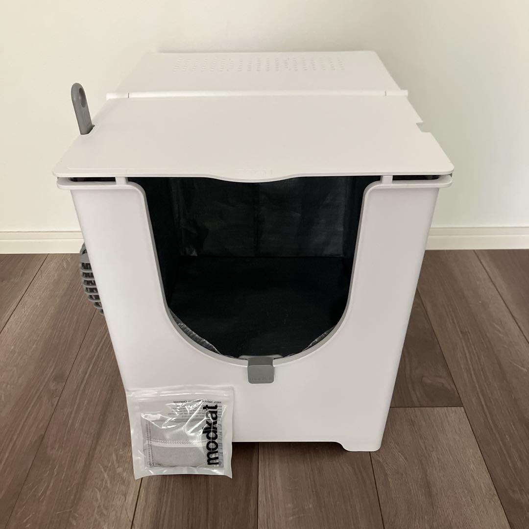 Modkat モデキャット フリップリッターボックス 猫用トイレ ホワイト