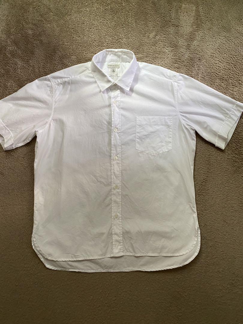 DRIES VAN NOTEN 半袖シャツ 52 ホワイト