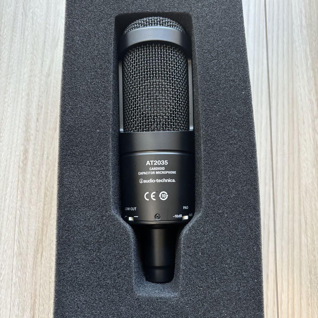 【超美品】audio-technica AT2035 コンデンサーマイク
