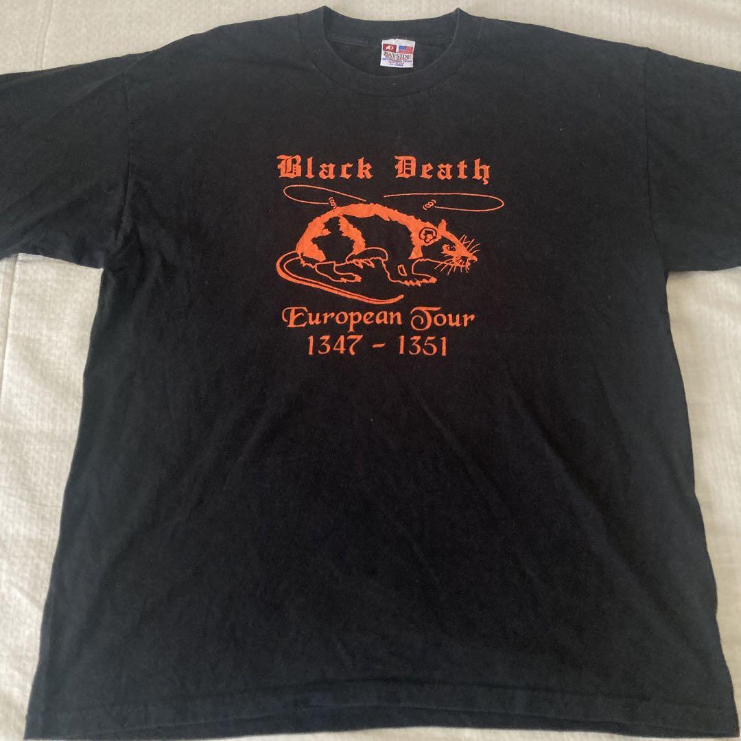 レア　USA製　BLACK DEATH ペスト　ツアー　Tシャツ