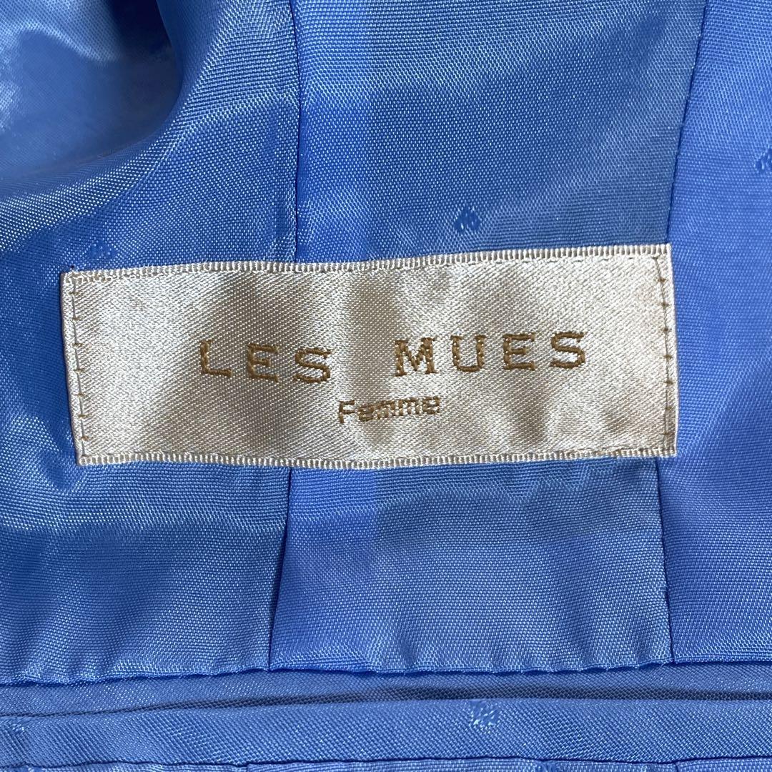 LES MUES セットアップ ストライプ ストレッチスーツ 3L ❤︎裏地