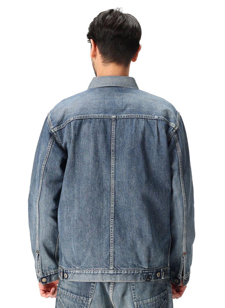超爆安 DENHAM デンハム デニムジャケット L CARVING - メルカリ ジャケット・アウター
