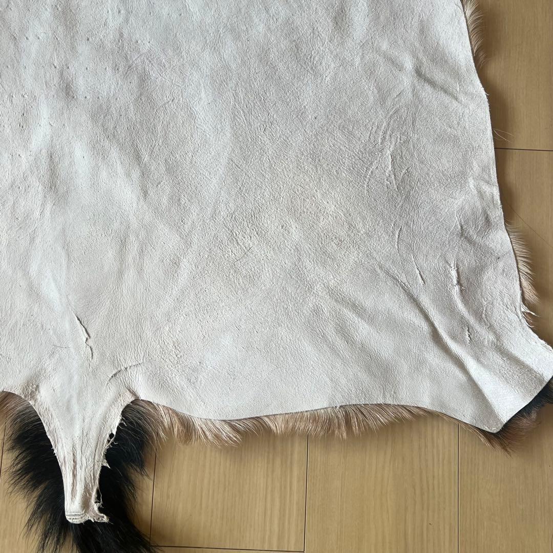 天然山羊毛皮 ヤギ皮 カーペット マット 本革 127*95cm 天然山羊毛皮 ヤギ皮 カーペット マット 本革 127*95cm