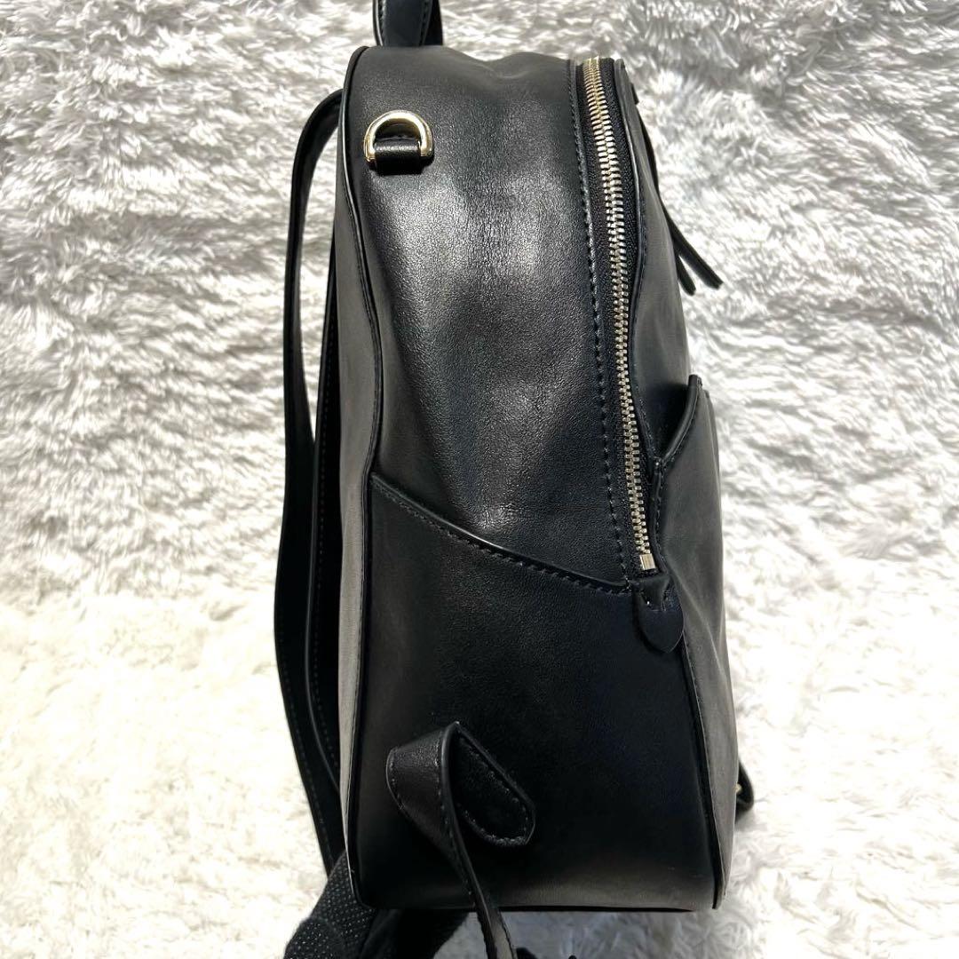 有名ブランド オールレザー リュック 美品✨バリー 黒 バックパック 近年モデル バッグ