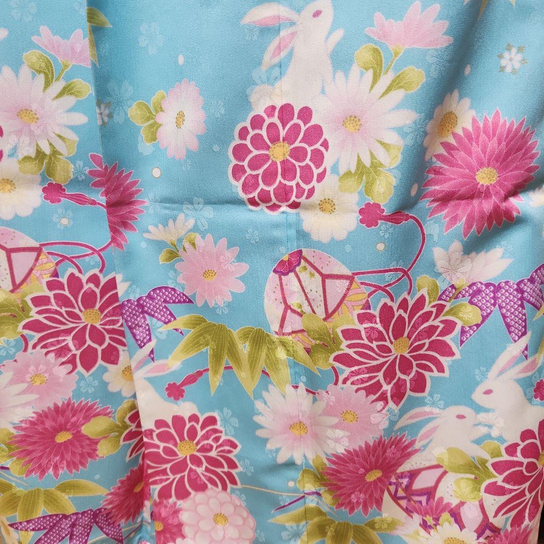#6-556 七五三  13歳  ポリ  四つ身   レンタル使用品