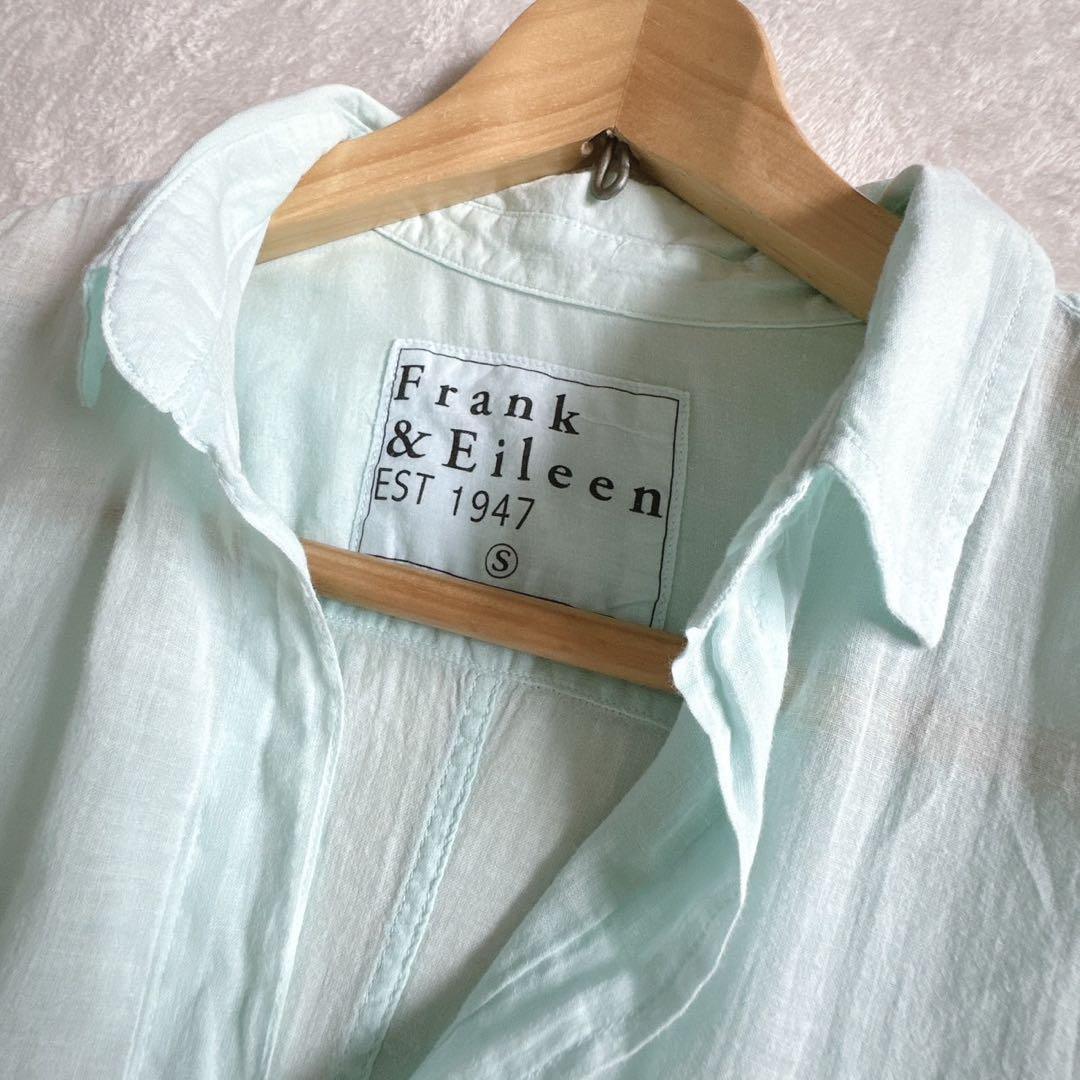 美品☆【Frank & Eileen 】S（Lサイズ相当）バリー ミントグリーン