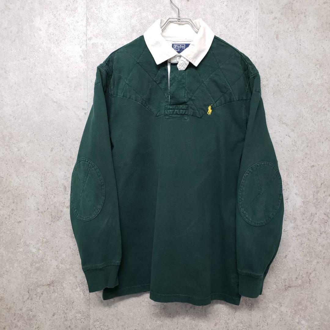 セール100%新品 90s 刺繍ロゴ ポロシャツ グリーン 古着 8MeAb-m14260983611 ポロ ラルフローレン ラガー 超激得最新作