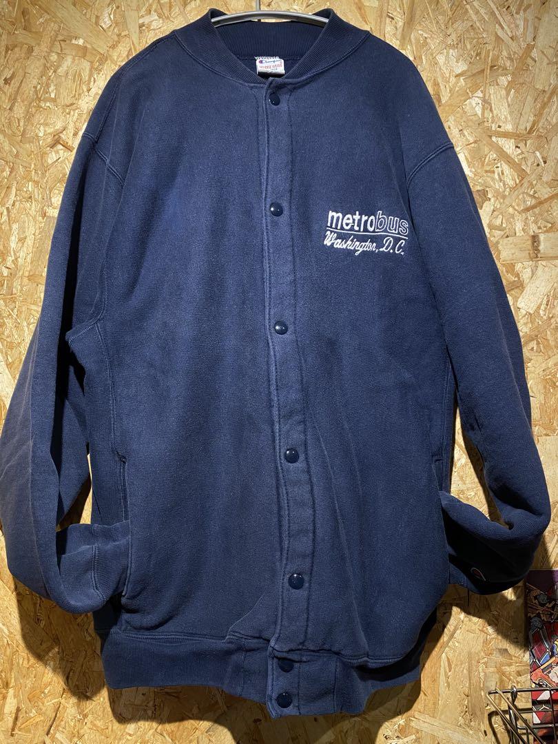 90s 刺繍タグ champion リバースウィーブ スナップタイプ ネイビー 90s 刺繍タグ champion リバースウィーブ スナップタイプ ネイビー