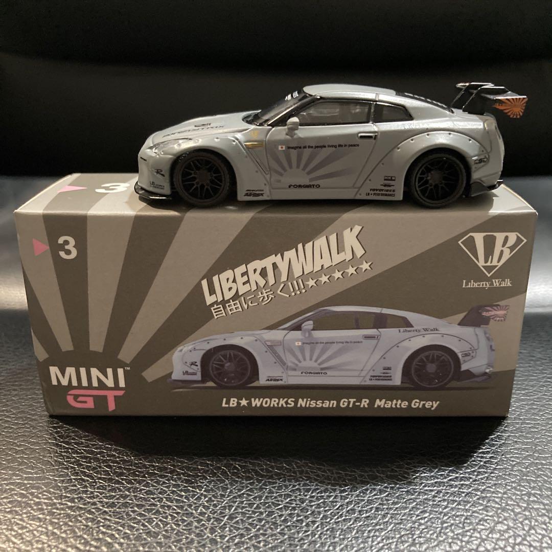 MINI GT LB GT-R R35 マットグレー Matte Grey