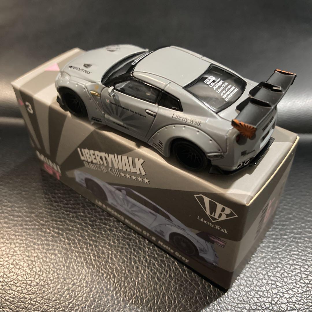 MINI GT LB GT-R R35 マットグレー Matte Grey