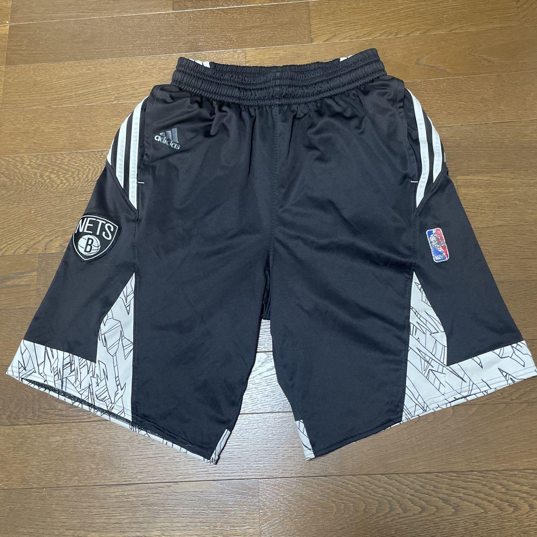 adidas Brooklyn Nets バスケットボールパンツ 黒 - メルカリ