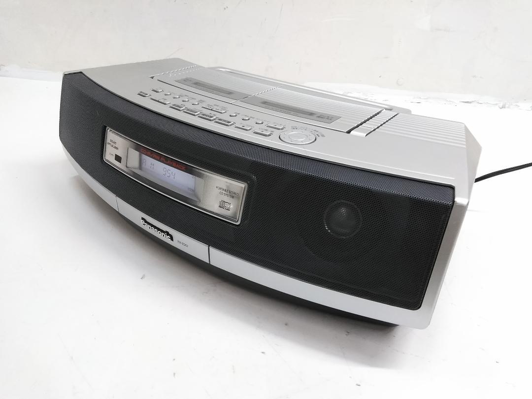 パナソニック RX-ED57 CDダブルラジカセ Wカセットデッキ 10年製♪