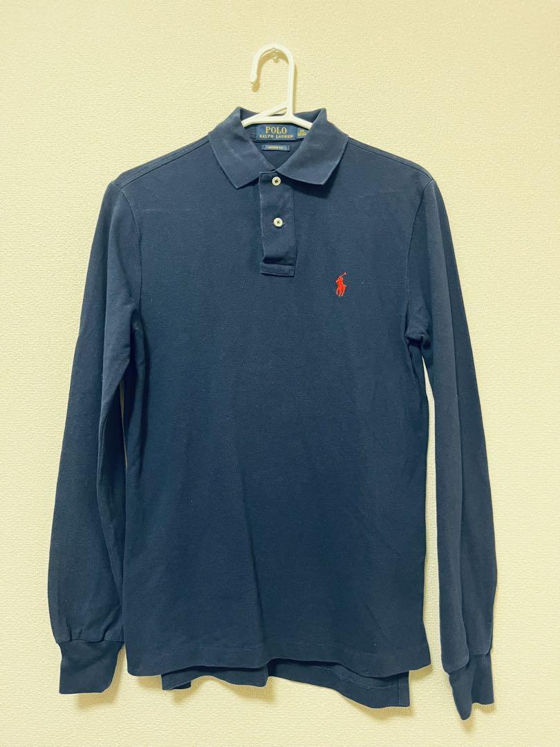 Polo Ralph Lauren ネイビー長袖ポロシャツ