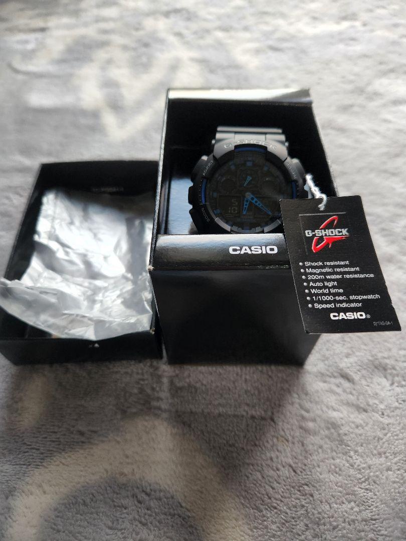 G-SHOCK GA-100-1A2DR 新品未使用　タグ付き