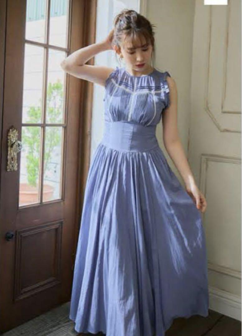 herlipto Back Lace-Up Cotton Long Dress