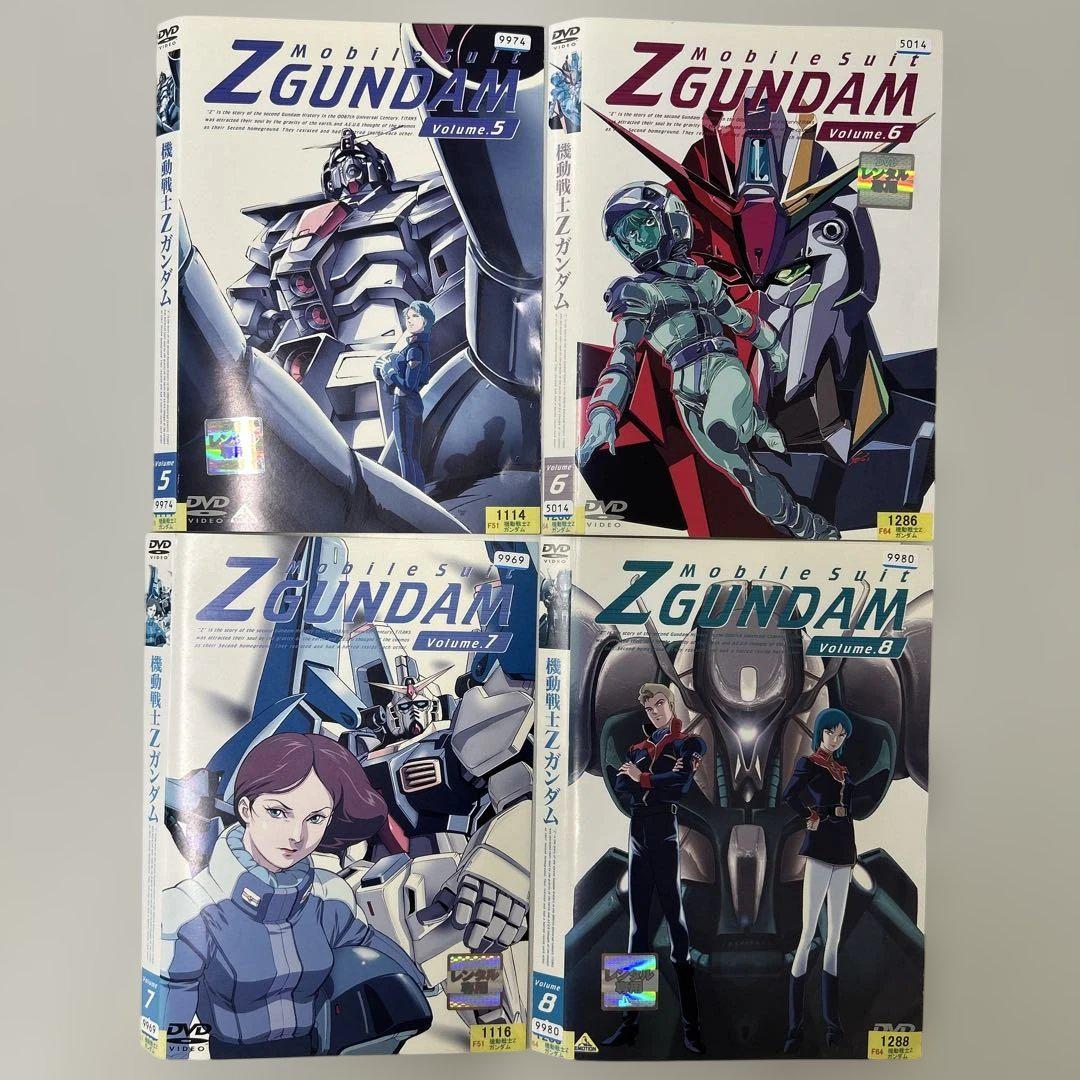 機動戦士Zガンダム DVD 全13巻 全巻セット レンタル落ち - メルカリ
